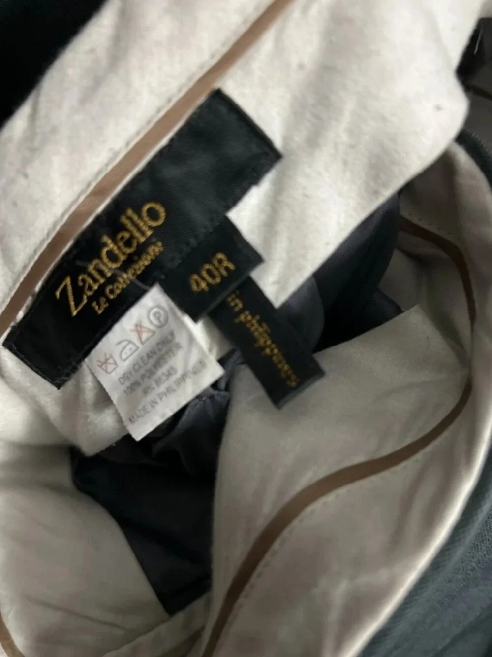 ZANDELLO Men's Suit Size 40R